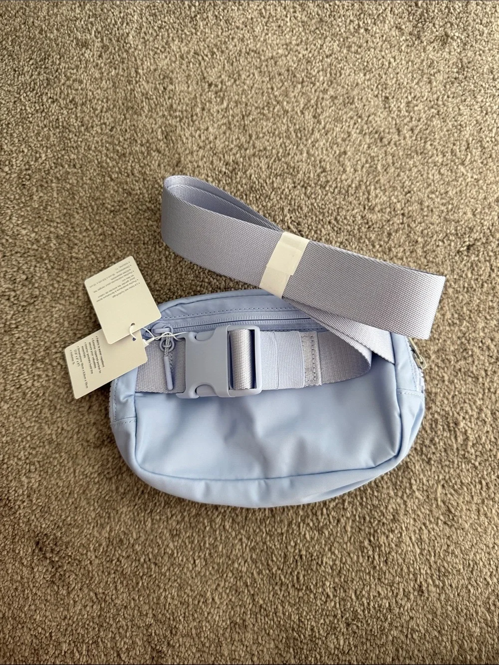 Lululemon light blue everyday belt bag